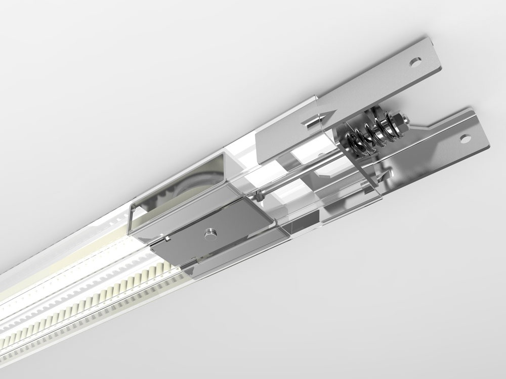 2 Alutech LGR-3300C Рейка приводная цельная с цепью